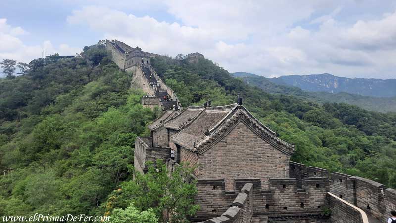 Una de las torres de vigilancia sobre la Muralla China