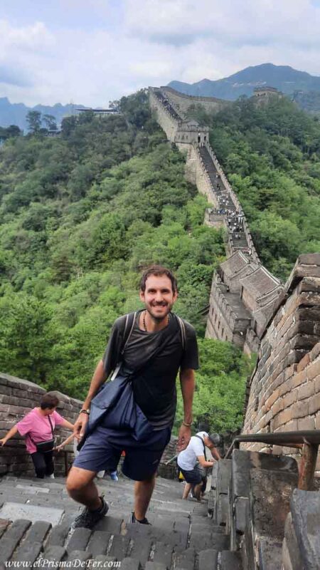 Contento de haber conocido la Muralla China