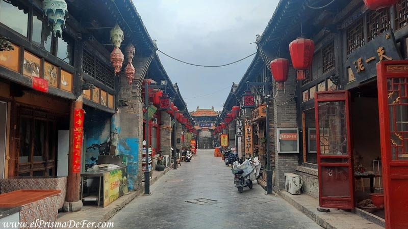 Un callejón pintoresco de Pingyao