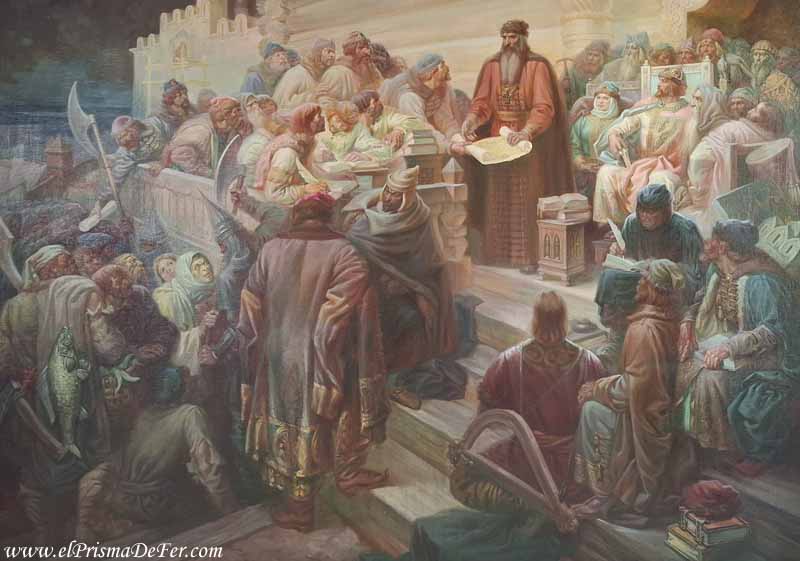 Pintura del Imperio Bulgaro - Museo de Sofia