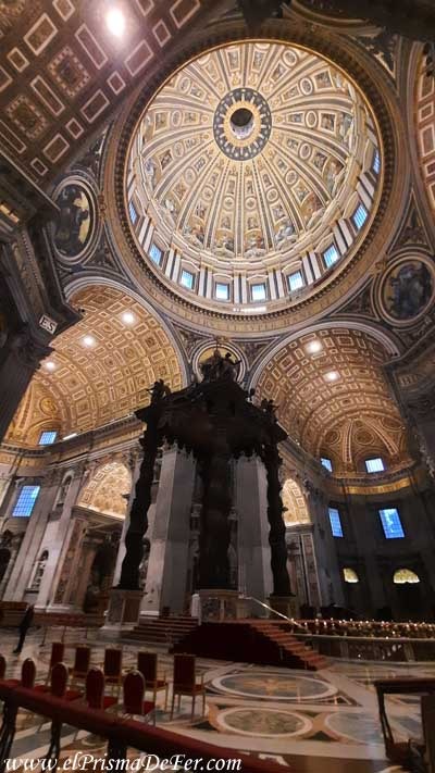 Interior de la Basílica de San Pedro