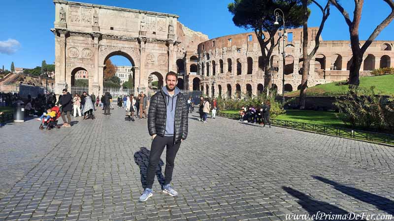 Me encantó caminar por Roma